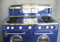 Western Holly Cobalt blue top - Classical Gas Antique Stoves